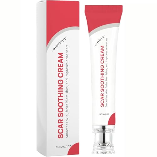 Scar Soothing Cream & Smoothing Cream for Scars - Gentle Care for Sensitive Skin, Helps Improve Appearance of Scars, Reduces Redness, Lightweight Non-Greasy Formula