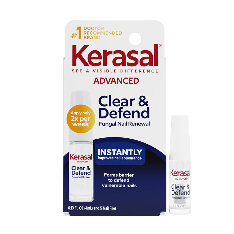 Kerasal Advanced Clear & Defend Fungal Nail Renewal and 5 Files, 0.13 Fl Oz - BeesActive Australia