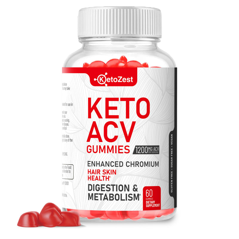 Keto Apple Cider Vinegar ACV Gummies | Weight Loss Belly Fat Support Healthy Digestion Metabolism ACV Supplement with the Mother - Advanced Weight Management 60 Count (Pack of 1)