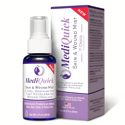 MediQuick Hypochlorous Acid Spray | Wound Care for Cuts, Burns & Rashes