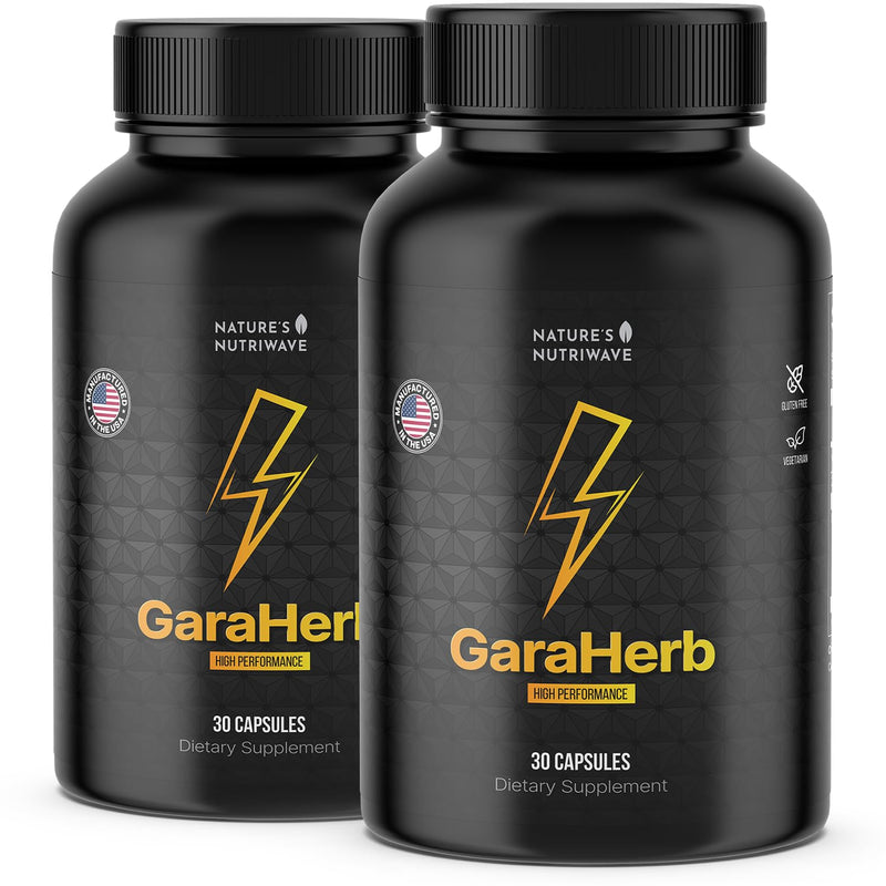 Garaherb – L-Citrulline, Maca & Pine Bark – 30 Ct, 2 Month Supply | Also includes Zinc with L-Citrulline, Maca, Velvet Bean & Pine Bark | Non-GMO, Stimulant-Free, Made in USA 30 Count (Pack of 2)