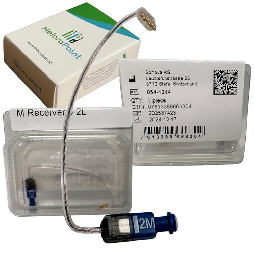 Phonak Receiver 5.0 M Size 2 Left Hearing Aid Wire , Compatible Replacement Part ,3 Pin Hearing Aid Receiver, Balanced Natural Audio , Lightweight Stable Fit , Premium Sound Performancel, Paradise & Lumity Life Hearing Aids (054-1214) M 2L