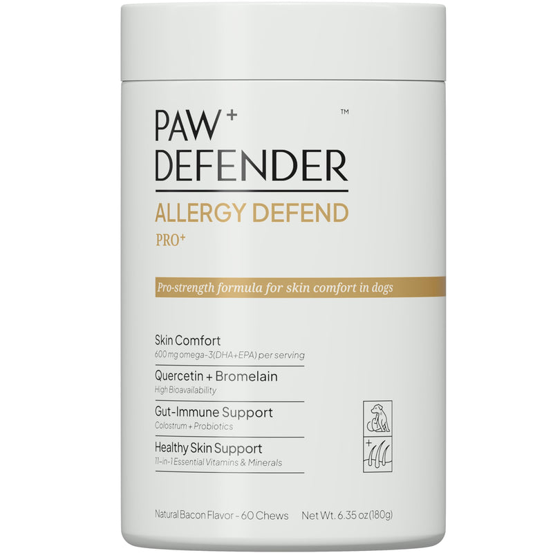 Dog Allergy Chews, Dog multivitamin Itching Skin Relief, Itchy Ears, Anti Itch, Paw Licking Treatment, Seasonal Allergies, Immune Bites, Dog Probiotics for Digestive Health & Gut Health, 60 Chews