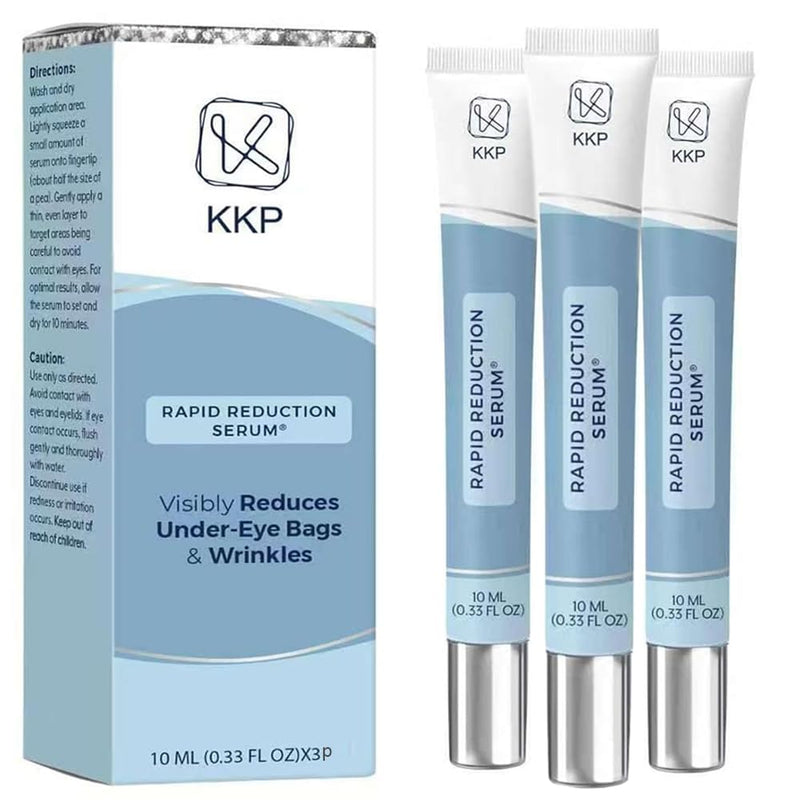 KKP Rapid Reduction Eye Serum & Face Lift Cream - Visibly Reduces Under-Eye Bags, Wrinkles, Dark Circles, Fine Lines & Crow's Feet Instantly, Anti Aging Wrinkle Remover for Face 3PACK - BeesActive Australia