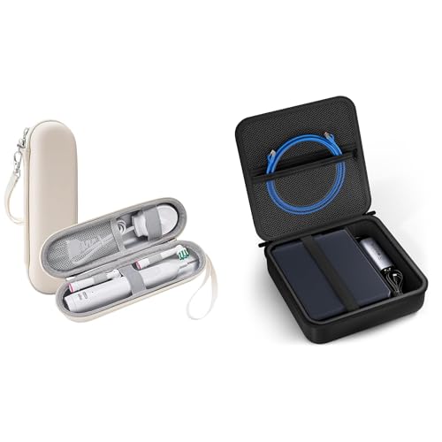 ProCase Travel Case for Electric Toothbrush Bundle with Hard Carrying Case for Glinet Travel Router