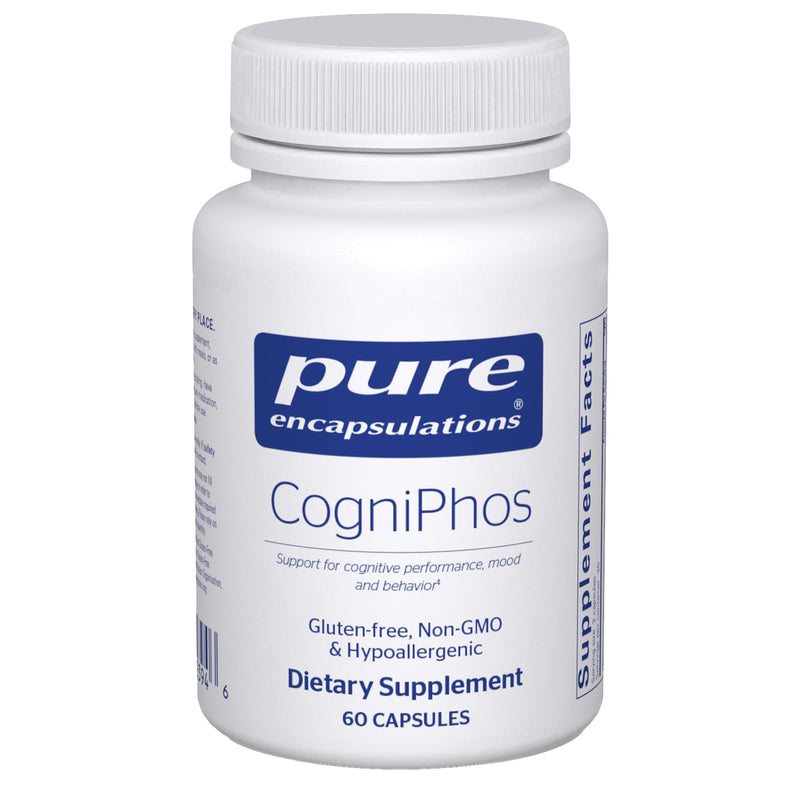 Pure Encapsulations CogniPhos, 60 Capsules | Acetyl-L-Carnitine Supplement with Cognizin Citicoline and Phosphatidylserine, Supports Memory and Positive Mindset 60 Count (Pack of 1)