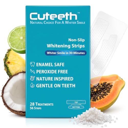 Teeth Whitening Strips for Sensitive Teeth, 28 Treatments, 56 Count 56 Count (Pack of 1)