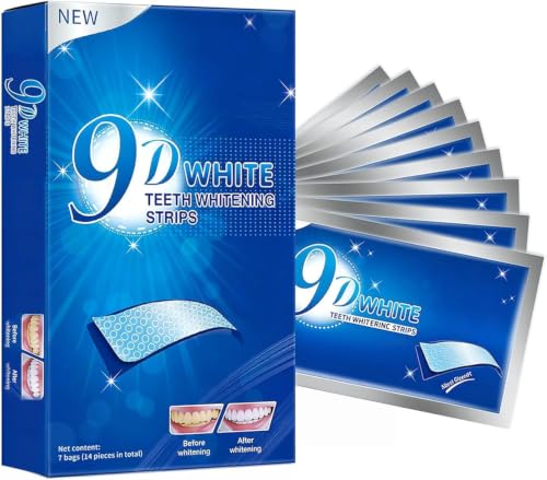 Teeth-Whitening Strips for Sensitive Teeth - Teeth Whitening Kit Professional Effects, Teeth Whitener for Enamel Safe, 14 White Strips (7 Day Treatment) Remove Stains for a Brighter Smile, Mint 14 Count (Pack of 1)