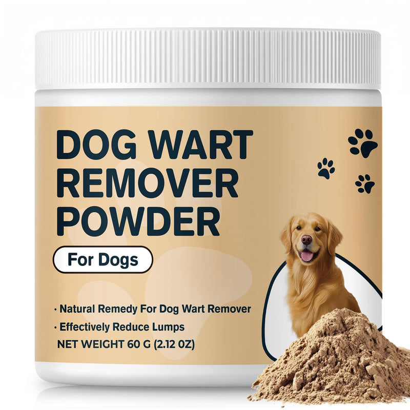Dog Wart Remover & Lipoma Treatment for Dogs - Turkey Tail Mushroom Powder with AHCC, L-Lysine, Taurine & Zinc - Lumps & Bumps Immune Support Supplement