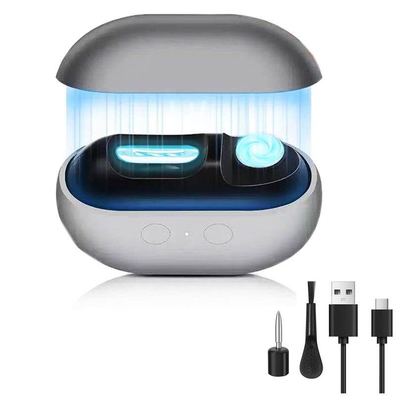 Electric Nail Clippers,3-in-1 Automatic Nail Trimmer, Rechargeable Manicure and Pedicure Set, Suitable for Seniors, Men and Children, Anti-Pinch Design,LED Light,Includes Nail File and Cleaning Brush