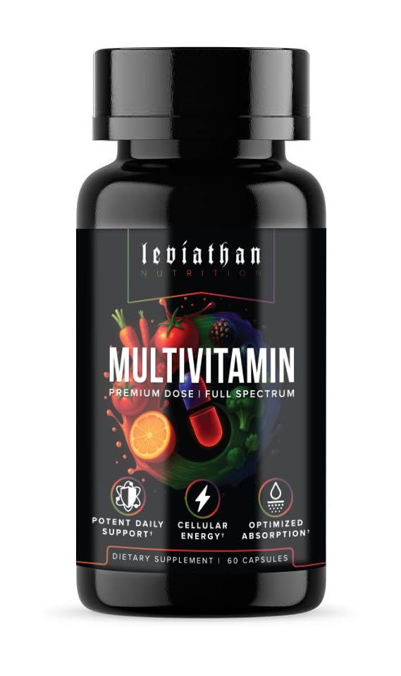 Leviathan Multi Vitamin | Full Spectrum - DeltaGold Tocotrienol Vitamin E, Magnesium, Zinc, Iodine, Chromium & More