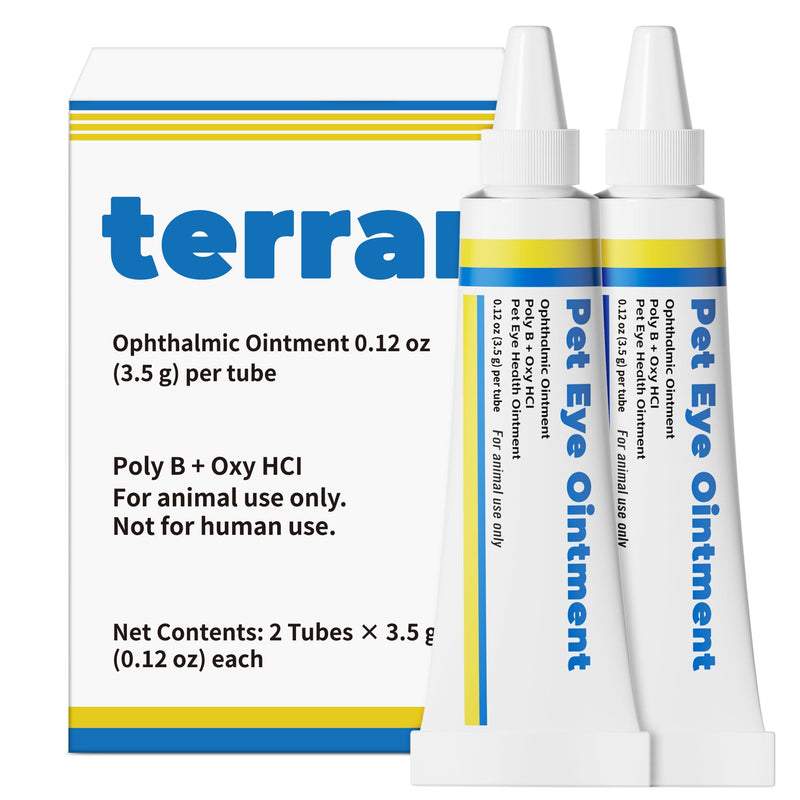 Pet Eye Care Cream for Cats, Dogs, Horses & Birds | Helps Clean Around Eyes, Supports Comfort & Moisture | Double Pack (2 x 3.5 g)