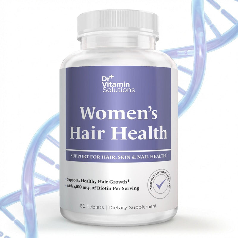 Hair Skin and Nails Vitamins for Women, Hair Growth, Biotin 5000 mcg