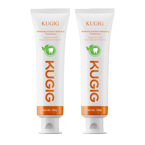 Toothpaste for Sensitive Teeth, Gentle Enamel Care, Helps Support Gum Care & Plaque Control, Strengthens Enamel, Fresh Breath for Daily Use 3.5 Fl Oz (Two Pack) Two Pack