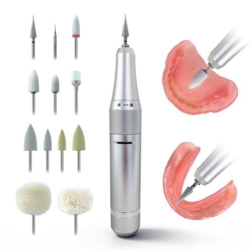 40,000 RPM USB-C Corded Polishing Kit for Acrylic Base & Reline Materials