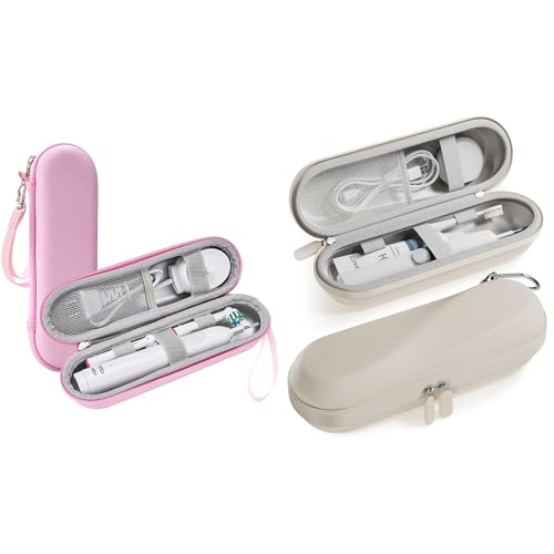 ProCase 2 Pack Travel Case for Oral-B/Oral-B Pro Smartseries/IO Serie Sonicare Protective Clean Electric Toothbrush