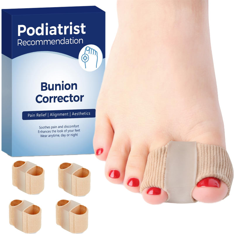 Bunion Corrector, Toe Separators for Women Men Big Toe, Toe Spacers, Bunion Correction, Breathable(4PCS) 4