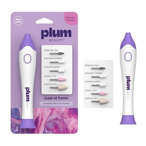 Plum Beauty Complete 5-in-1 Nail Care System – Manicure & Pedicure Kit
