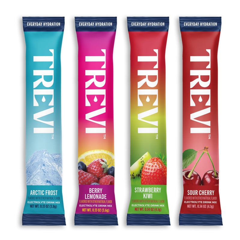 TREVI Electrolytes Powder Packets, Sugar Free Hydration, Favorites 20 Pack | Essential Daily Drink Mix, 0 Sugar, Magnesium, Potassium, Vitamin C, Calcium, B6 & B12 Vitamins Variety Pack: Favorites 20 Servings
