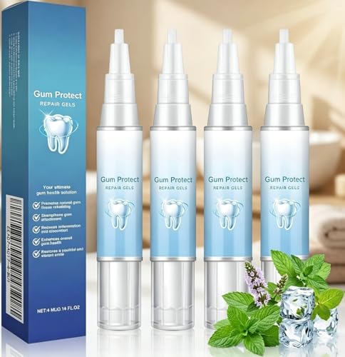 Gum Repair Gel for Receding Gums, Professional Daily Oral Care Essence Pen for Sensitive Teeth & Enamel Safety, Natural Plant Extract Gentle Gum Support Formula (3 Pack) 3 Pack