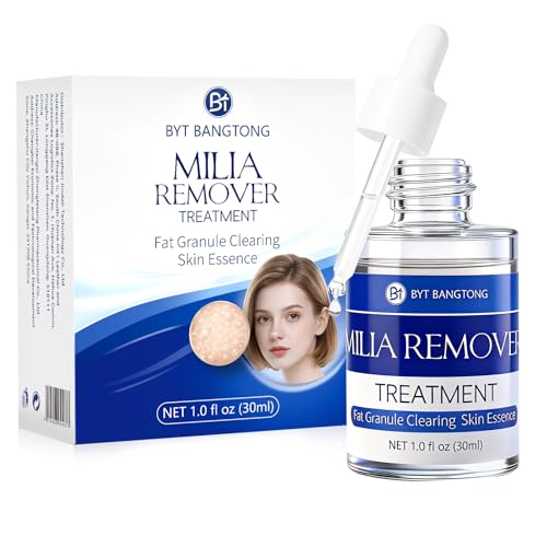Milia Remover for Face & Eyelids, Milia Remover Treatment with 1% Salicylic Acid for Acne, Milia Removal Serum for Men & Women