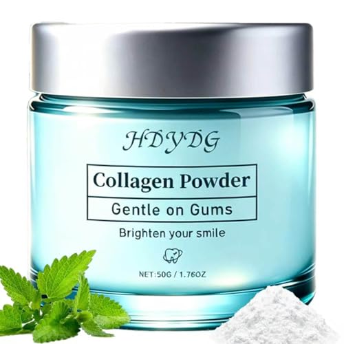 Collagen & Hydroxyapatite Tooth Powder - Natural Daily Oral Care for Teeth and Gums, Enamel Strengthening Mineral Formula to Support Healthy Gums (1) 1
