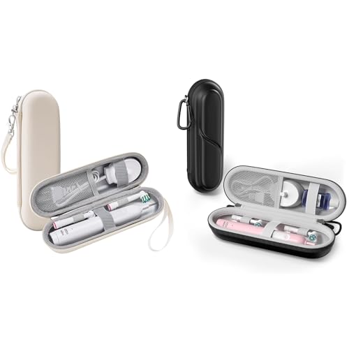 ProCase 2 Pack Travel Case for Oral-B/Oral-B Pro/Sonicare Protective Clean Electric Toothbrush