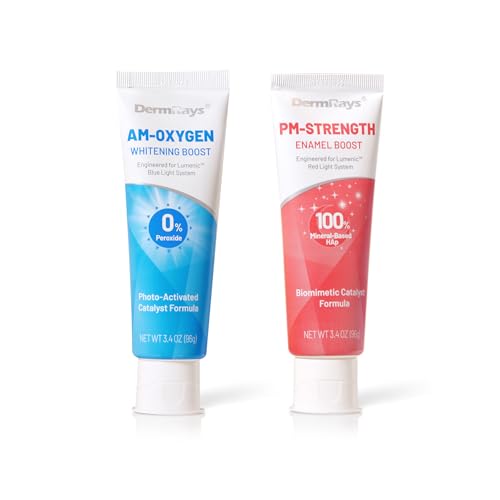 DermRays Day& Night Toothpaste 2 Pack