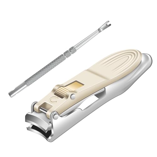 Toenail Clippers for Thick Ingrown Nails, Nail Clipper for Seniors (Chp PK) Champagne Pk
