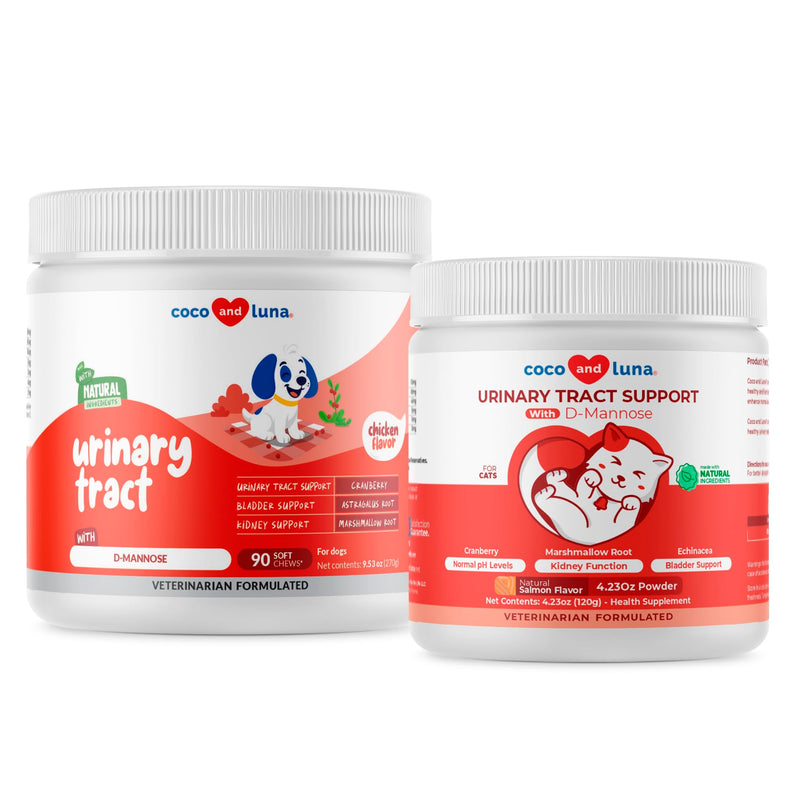 Cranberry Soft for Dogs & Cranberry Powder for Cats - Supports Urinary Tract & Bladder Wellness