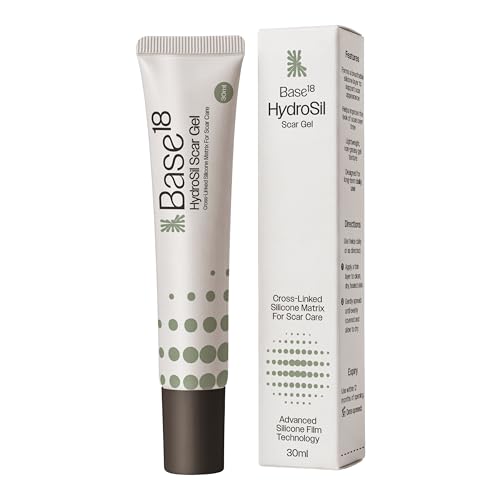 HydroSil Scar Gel 30ml | 7 Actives in Silicone with Niacinamide, Ectoin & Madecassoside | Quick-Drying Medical-Grade Silicone Gel for Surgical, Acne, Keloid & Hypertrophic Scars | Face & Body