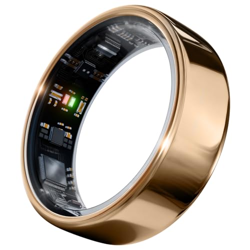 PAXAM Smart Ring for Women & Men Health & Fitness Tracker Rose Gold 9