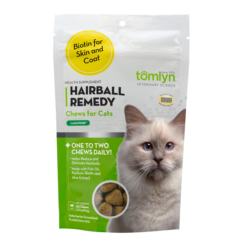 TOMLYN Hairball Remedy Laxatone Chews