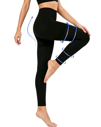 Medical Grade Compression Leggings Women, 15-20 Mmhg Compression Stockings XX-Large Black