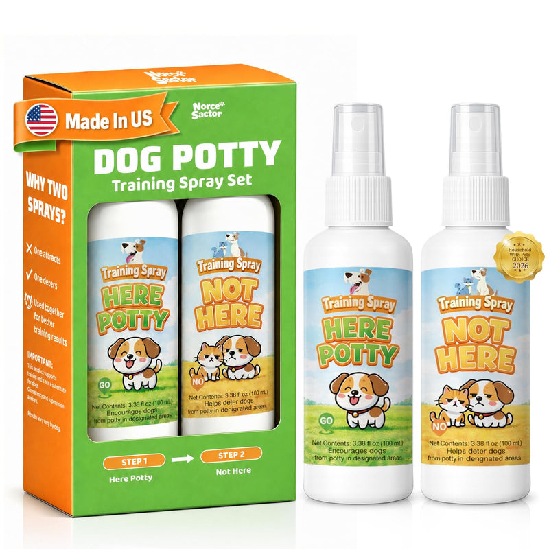 Potty Training Spray for Dogs, Dog Pee Spray for Indoor & Outdoor Use | Not Spray & Spray | Supports Potty Training & Helps Deter Marking | Gentle Formula | 6.8 fl oz