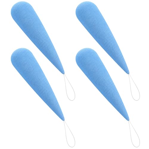 4 Pcs Hand Rehabilitation Anti Spasticity Pad, Carrot-Shaped Finger Contracture Prevention Palm Protector, Polyester Comfort Cushion, 7.9 in for Stroke Recovery, Muscle Tension Comfort