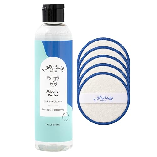 TUBBY TODD Micellar Water with Reusable Wipes Lavender + Rosemary