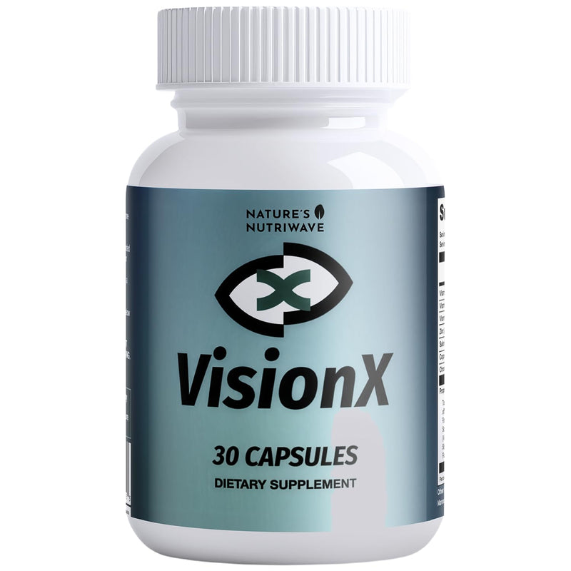 VisionX – Lutein, Zeaxanthin & Bilberry – 30 Ct, 1 Month Supply | Also includes Ginkgo, Zinc & Selenium with Lutein, Zeaxanthin, Bilberry & Vitamins A, C, E | Non-GMO 30 Count (Pack of 1)