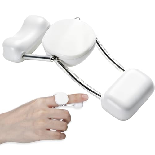 TrelaCo Spring Finger Extension Splint Small White Finger Straightener