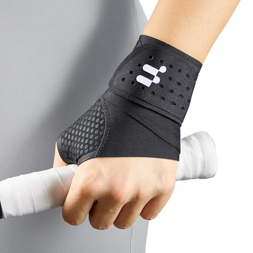 Ultra Thin Carpal Tunnel Wrist Brace for All-Day Wear & Support Black S/M