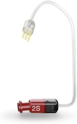 Phonak 5.0 Receiver Size S Level 2 LEFT Ear by Lillu, SDS 5.0 Replacement Speaker Wire for Phonak Audeo Lumity, Paradise, & Sphere RIC Hearing Aids, Left Side Blue Marking Size-2 S-Left