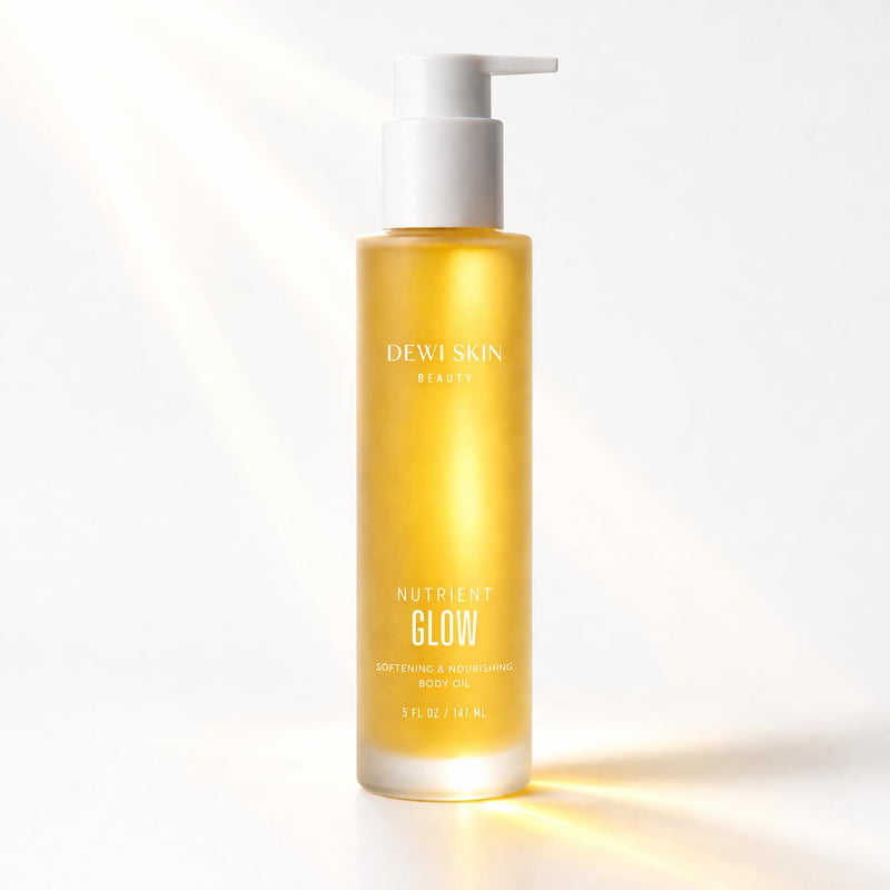 Nutrient Glow Body Oil – Lightweight Body Oil with Camellia, Squalane & Vitamin C – Fast-Absorbing Oil for Soft, Radiant-Looking Skin – 5 fl oz