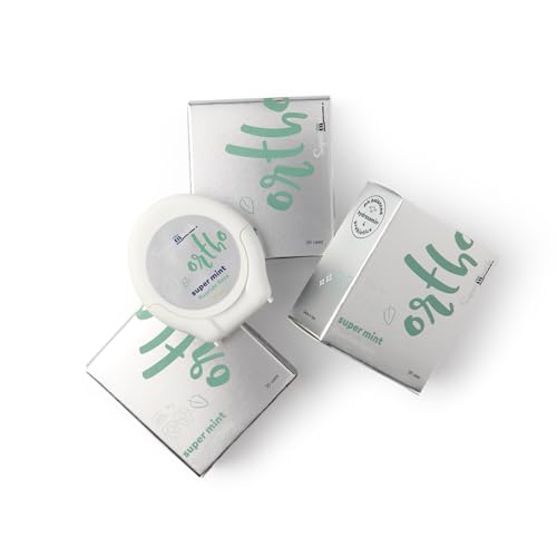 SuperMouth Ortho Floss Threader for Braces, 3 Pack, Mint