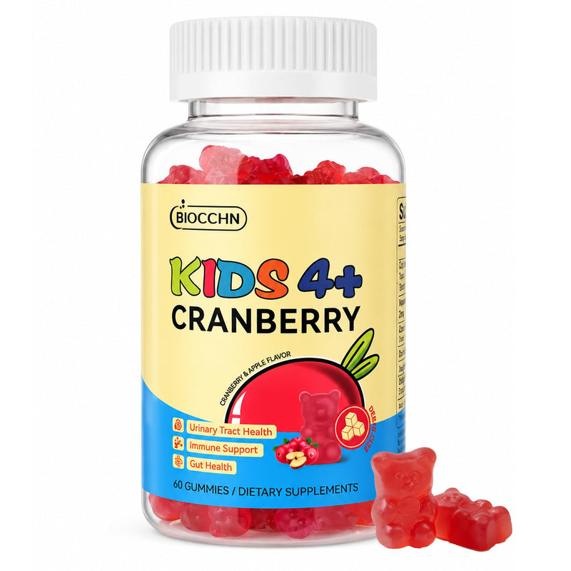D-Mannose with Cranberry Gummies for Kids, Urinary Tract Health Support | Sugar Free D-Mannose Cranberry Supplement with Inulin, Elderberry, Vitamin C & Zinc for Gut and Daily Wellness Support