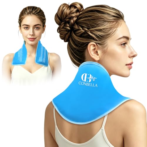 Reusable Hot/Cold Neck Ice Pack Wrap for Neck/Shoulder Pain Relief