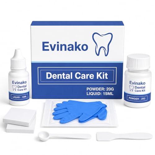 Dental Care Kit for Crowns & Bridges – Tooth Repair Kit for Loose Cap, Crown & Filling – Temporary Crown & Dental Repair Kit for At-Home Fix