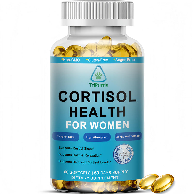 Cortisol Supplement for Women, High Absorption Cortisol Balance Support Magnesium Glycinate with Ashwagandha, L-Theanine, Phosphatidylserine & Rhodiola, Calm Focus, Daily Wellness & Energy Support