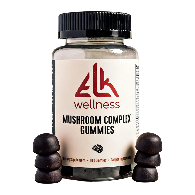 10-in-1 Mushroom Gummies - Lions Mane - Raspberry 60ct | Cordyceps Reishi Lion’s Mane 10-in-1 Blend, Immune Support, Focus & Memory, Energy & Endurance, Antioxidants, Vegan Non-GMO