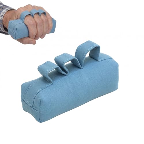 Hand Contracture Cushion with Finger Separators, Soft Hand Positioning Aid