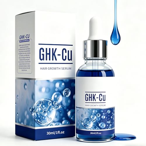GHK-Cu Copper Peptide Hair Growth Serum for Thinning Hair, Men & Women